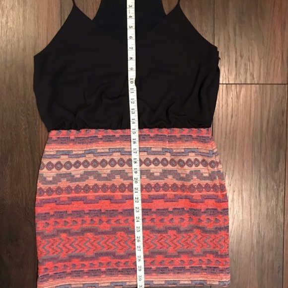 Anthropologie Greylin Soraya twofer chiffon tweed Tapestry blouson dress medium - Picture 7 of 12